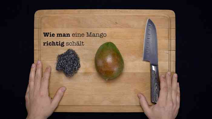 Wie man eine Mango richtig schält mAnimA de